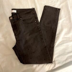 Loft Petite Polka Dot Skinny Jeans​